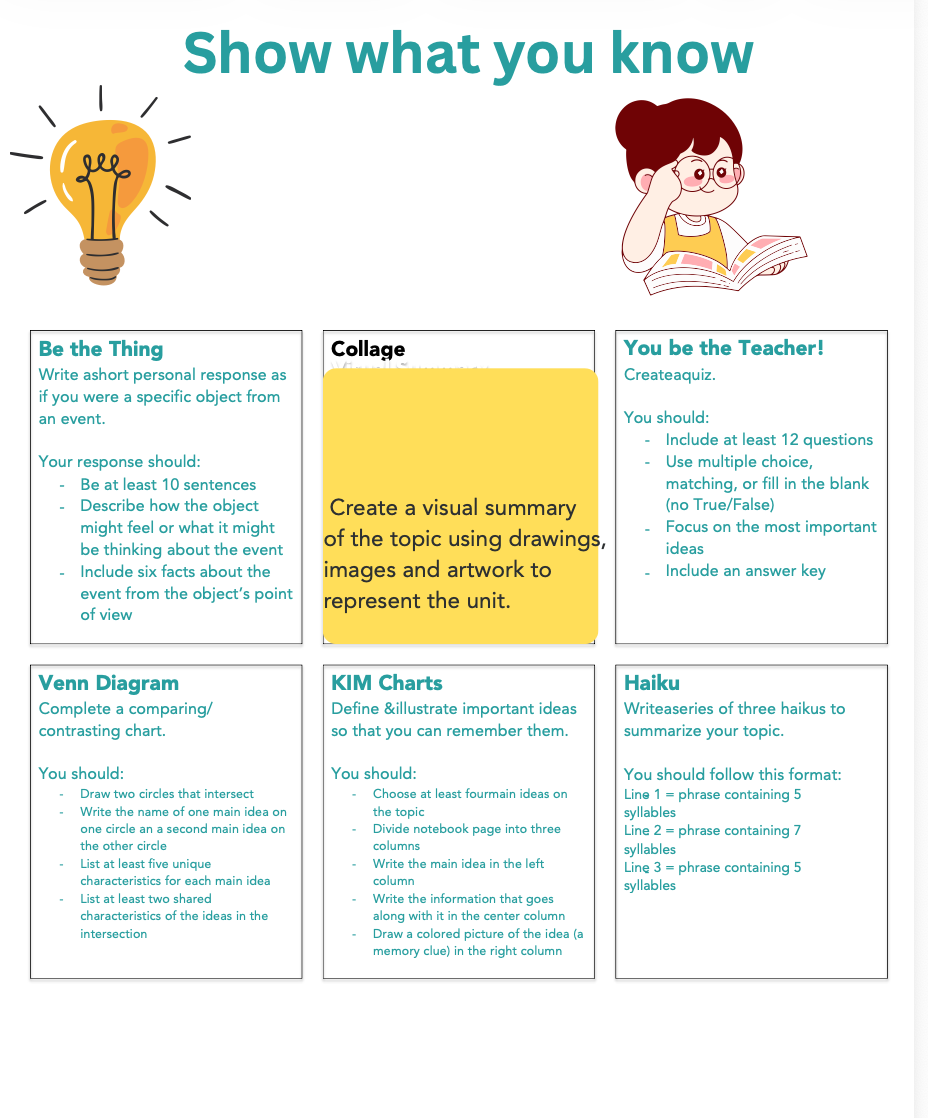 Science Interactive Notebook Template