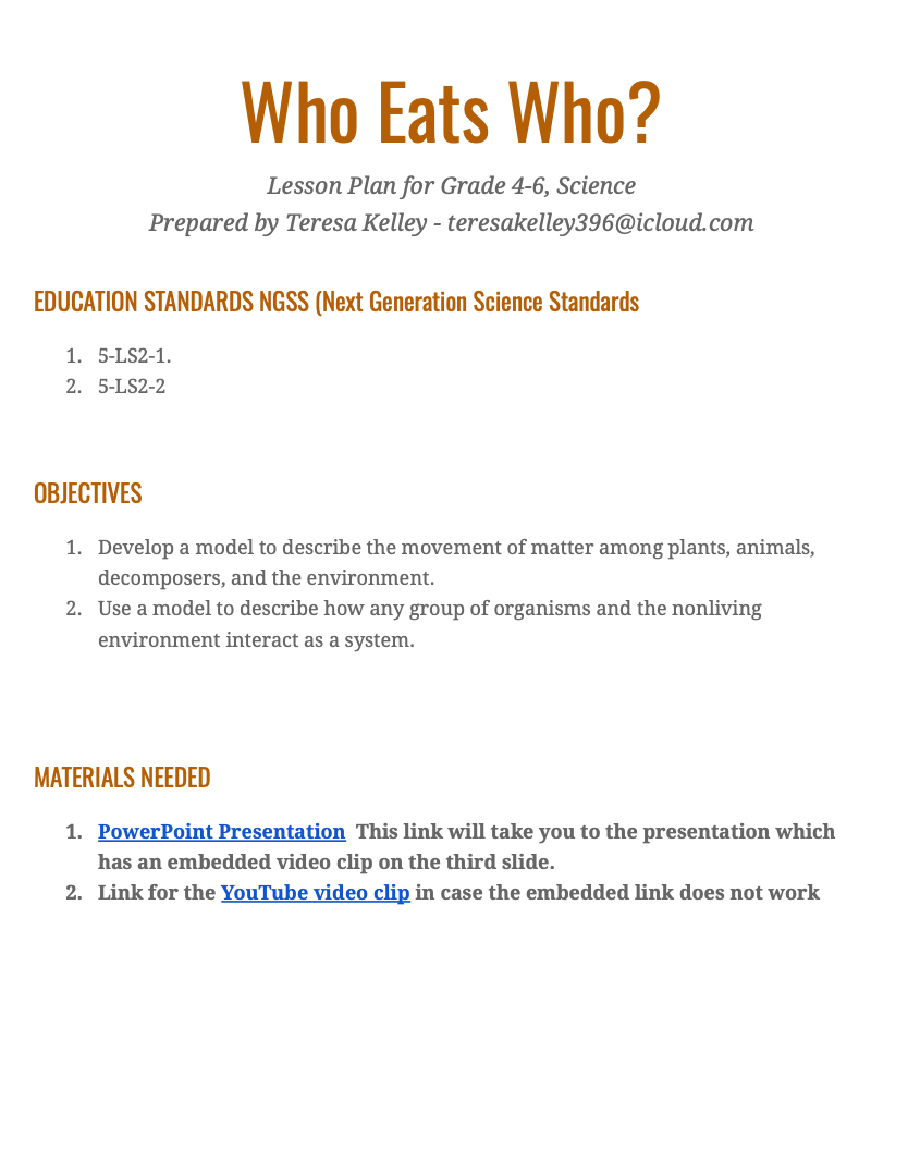 Food Chains and Biomes Lesson | Grades 4–6