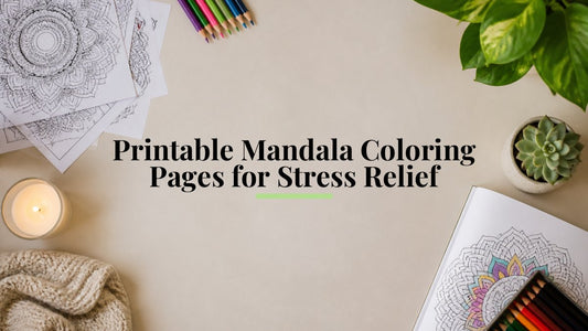 Printable Mandala Coloring Pages for Stress Relief