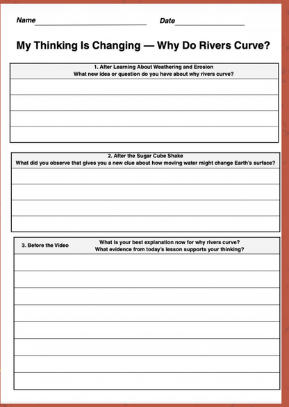 Why Do Rivers Curve? | Weathering & Erosion Science Investigation