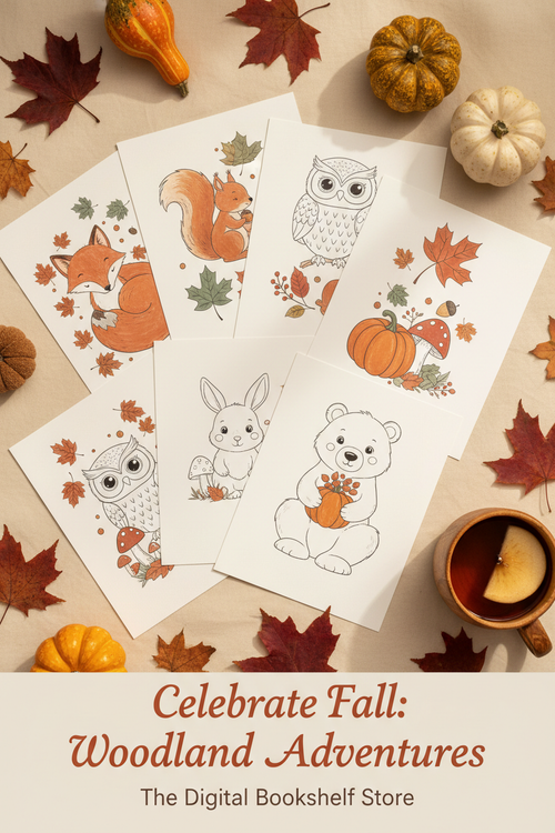 Celebrate Fall Woodland Adventures Pinterest Cover