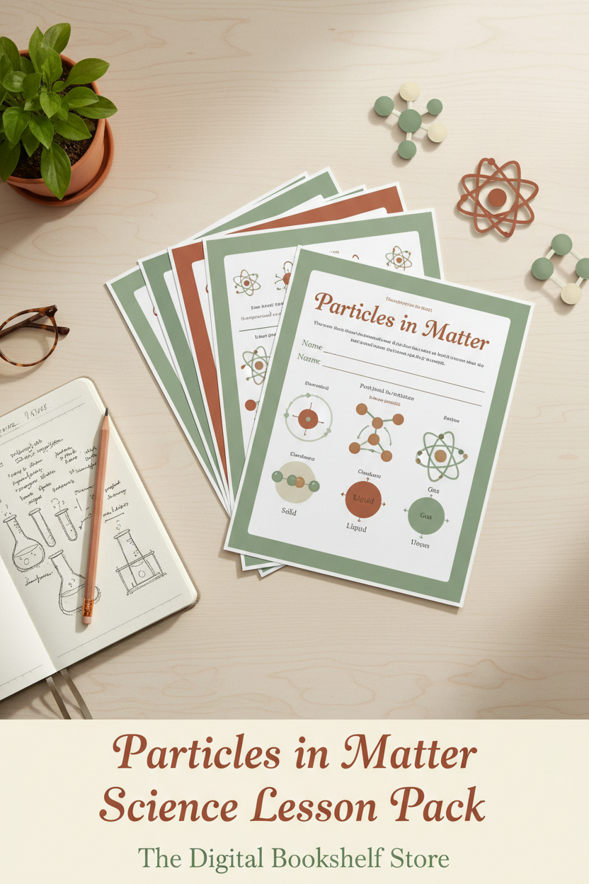 Particles in Matter Science Lesson Pack – The Digital Bookshelf Store
