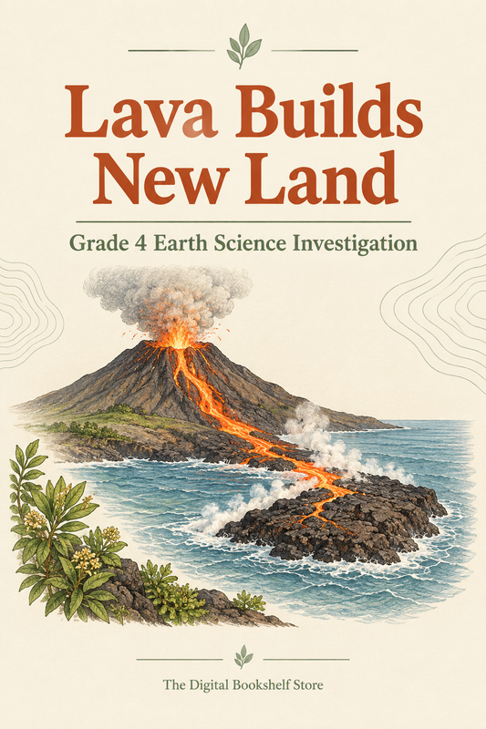 Lava Builds New Land lesson title page