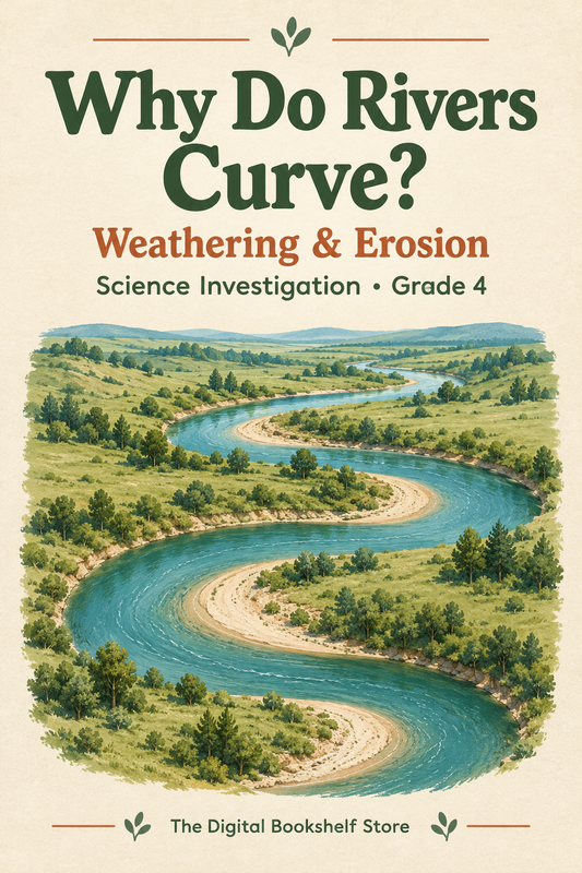 Why Do Rivers Curve? Grade 4 science cover